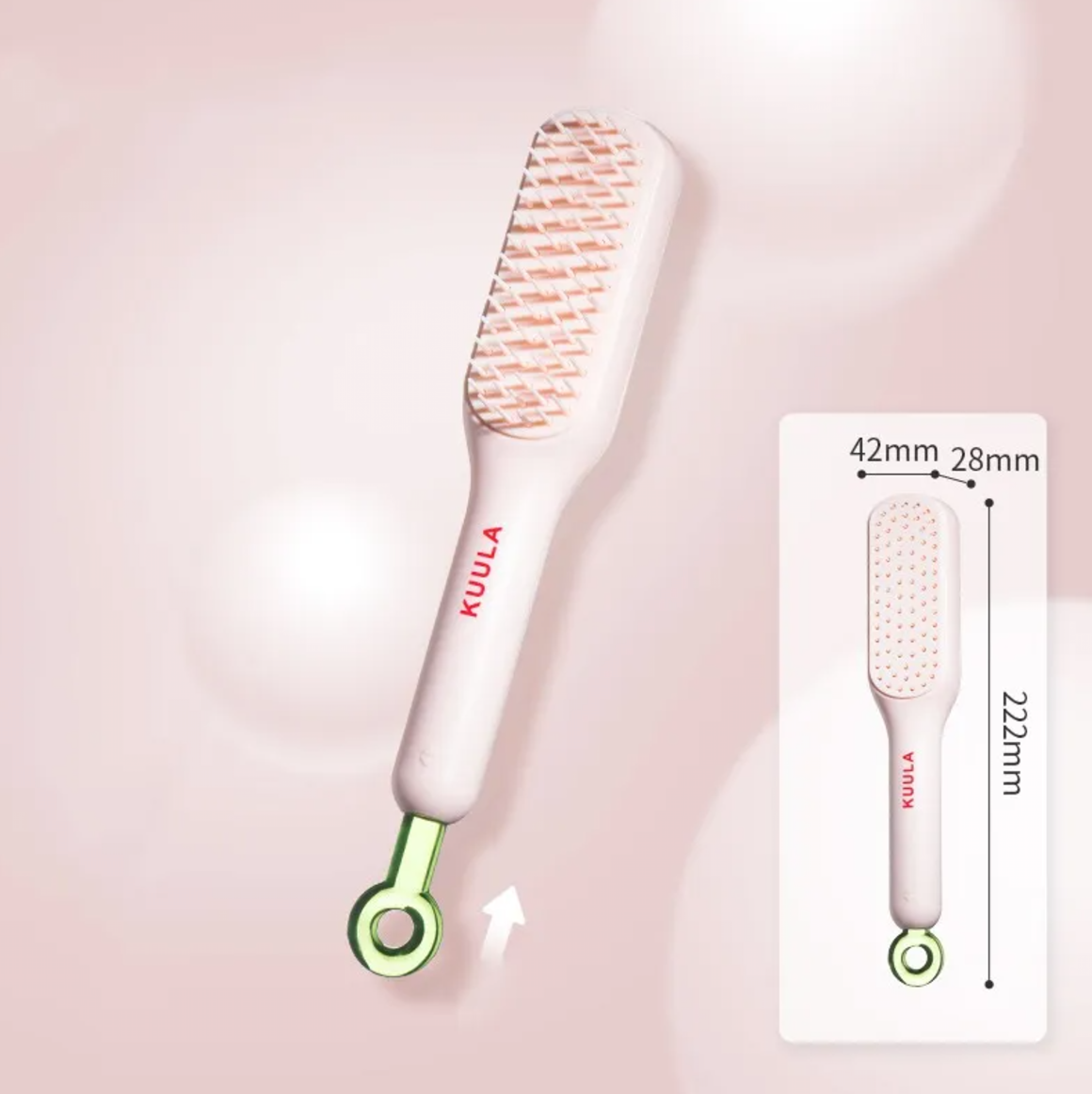 Retractable Pocket Hair Comb – Compact Anti-Static Design